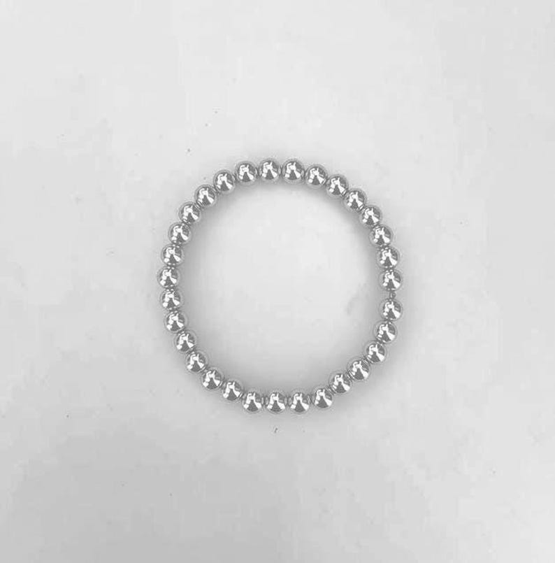 Stacking Bracelets in Sterling Silver, Waterproof Jewelry Set image 4