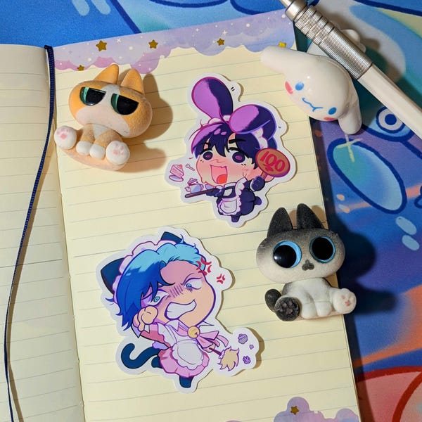 Alien Stage | ALNST Ivan and Till Maid Stickers