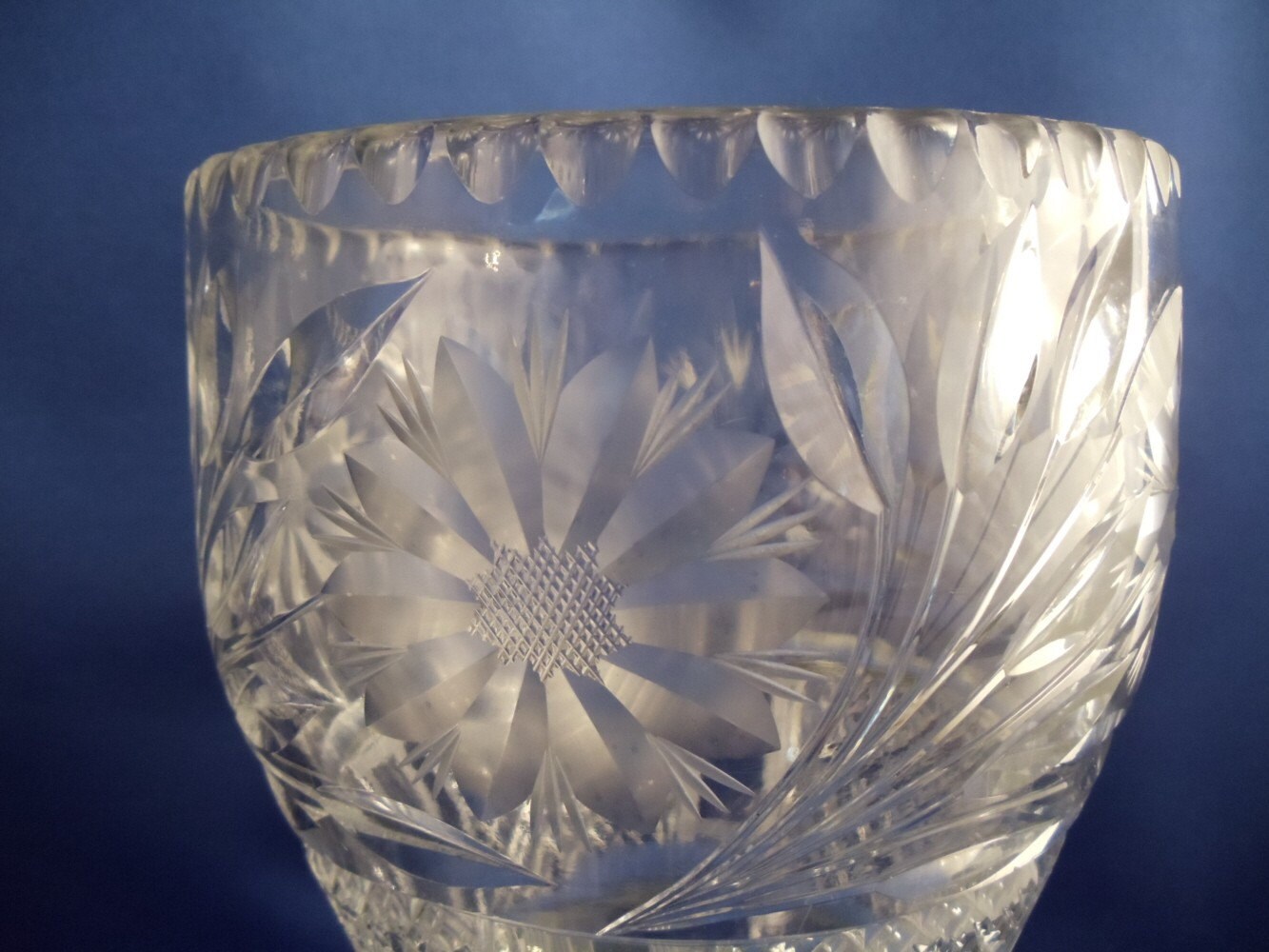SALE....Vintage American Brilliant Period Cut Crystal Glass Etsy