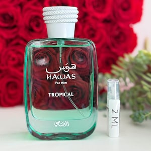 Hawas Tropical by Rasasi Hand-Decanted Perfume Sample (2ml) | Arabian Middle Eastern Fragrance | Eau de Parfum Decant