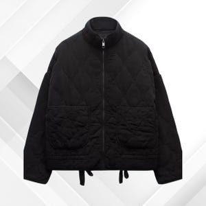 Jaqueta acolchoada feminina | Casaco vintage de algodão 2025 | Casaco de viscose com gola alta | Jaqueta de inverno quente com bolsos grandes | Presente para ela