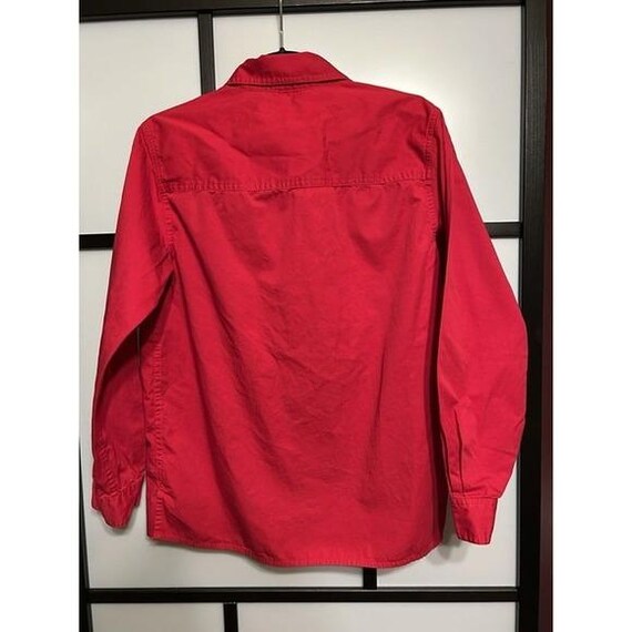 Vtg Basic Editions Button Front Christmas Shirt R… - image 7