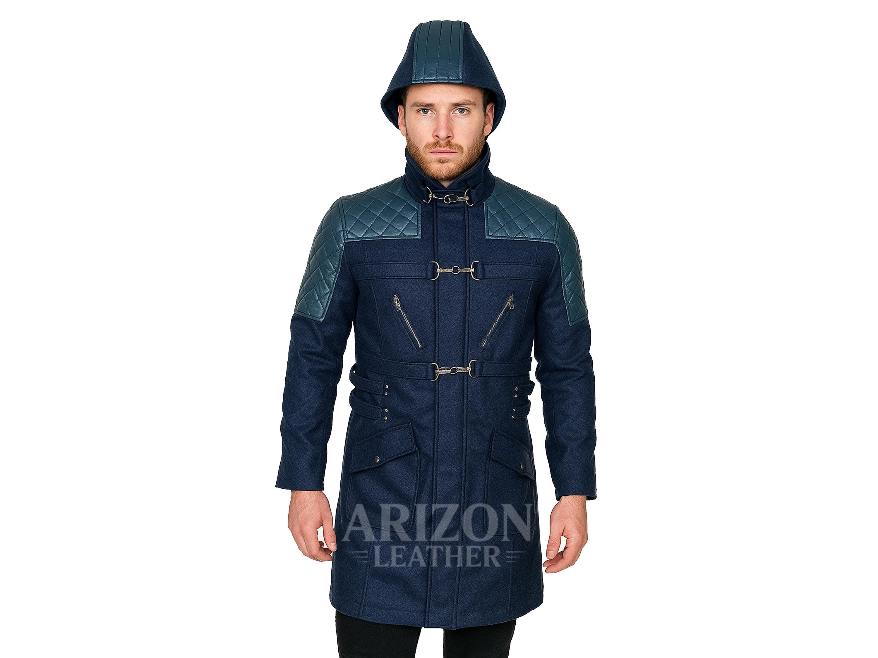 Nero Devil May Cry 5 Coat – Blue Trench Cosplay Jacket With Hood