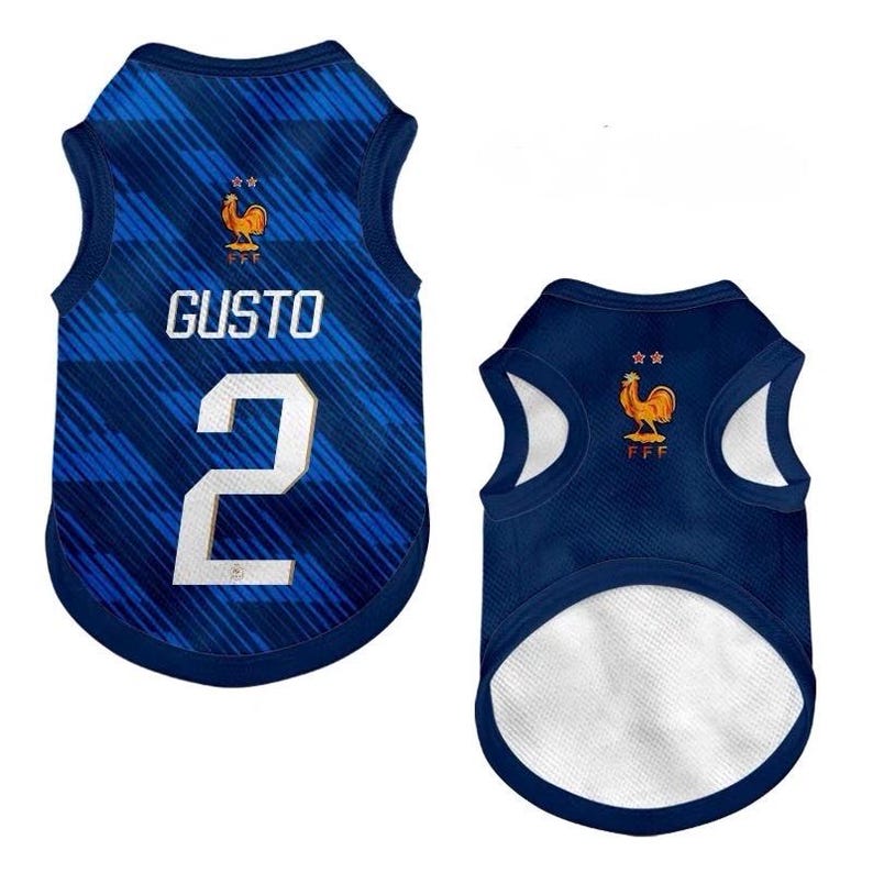 Premium Handmade France Dog Soccer Jersey – 2026 World Cup Apparel, Breathable Football Kit, Newest design, Dog Jerseys image 7