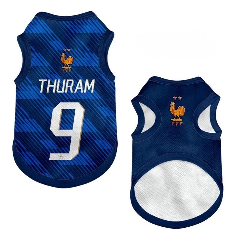 Premium Handmade France Dog Soccer Jersey – 2026 World Cup Apparel, Breathable Football Kit, Newest design, Dog Jerseys image 13