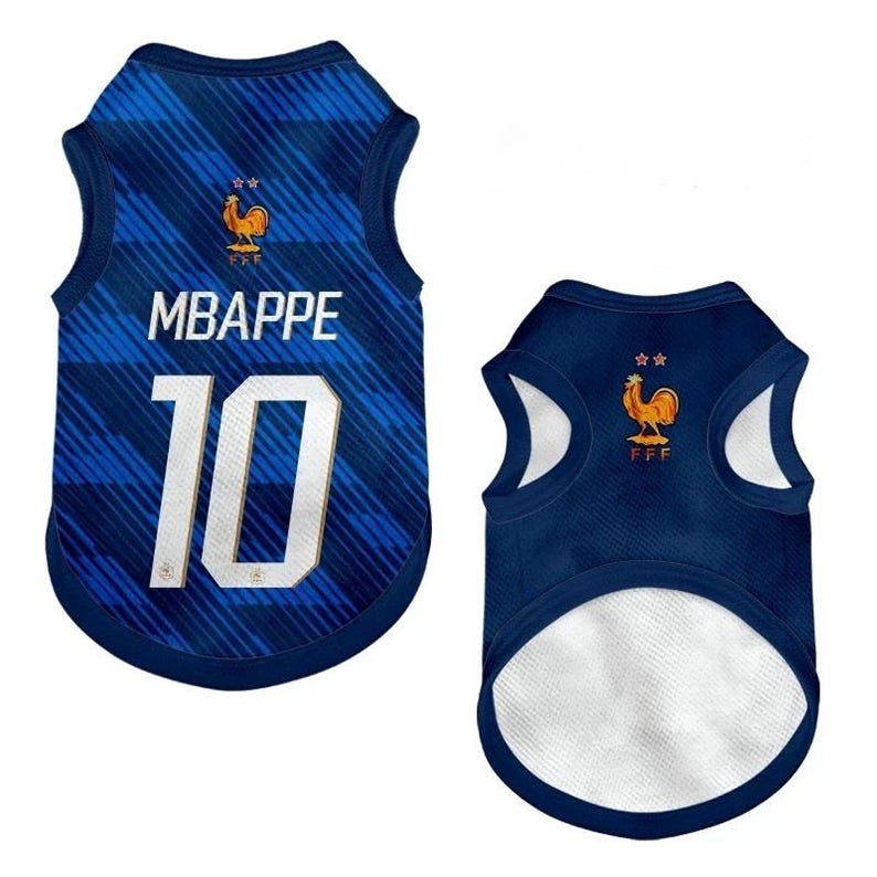 Premium Handmade France Dog Soccer Jersey – 2026 World Cup Apparel, Breathable Football Kit, Newest design, Dog Jerseys image 15