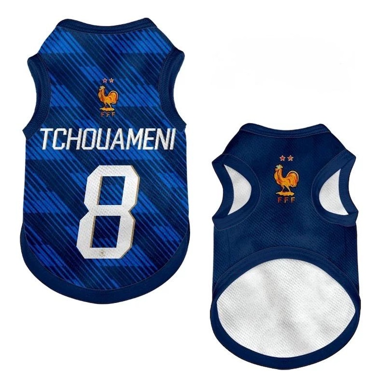 Premium Handmade France Dog Soccer Jersey – 2026 World Cup Apparel, Breathable Football Kit, Newest design, Dog Jerseys image 11