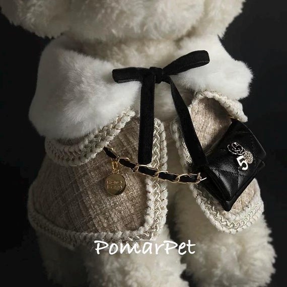 Luxury Pet Fashion: Handmade Noble Dog and Cat Clothing, Royal Pet Formal Wear, Evening Dress - Original Design Pet Apparel