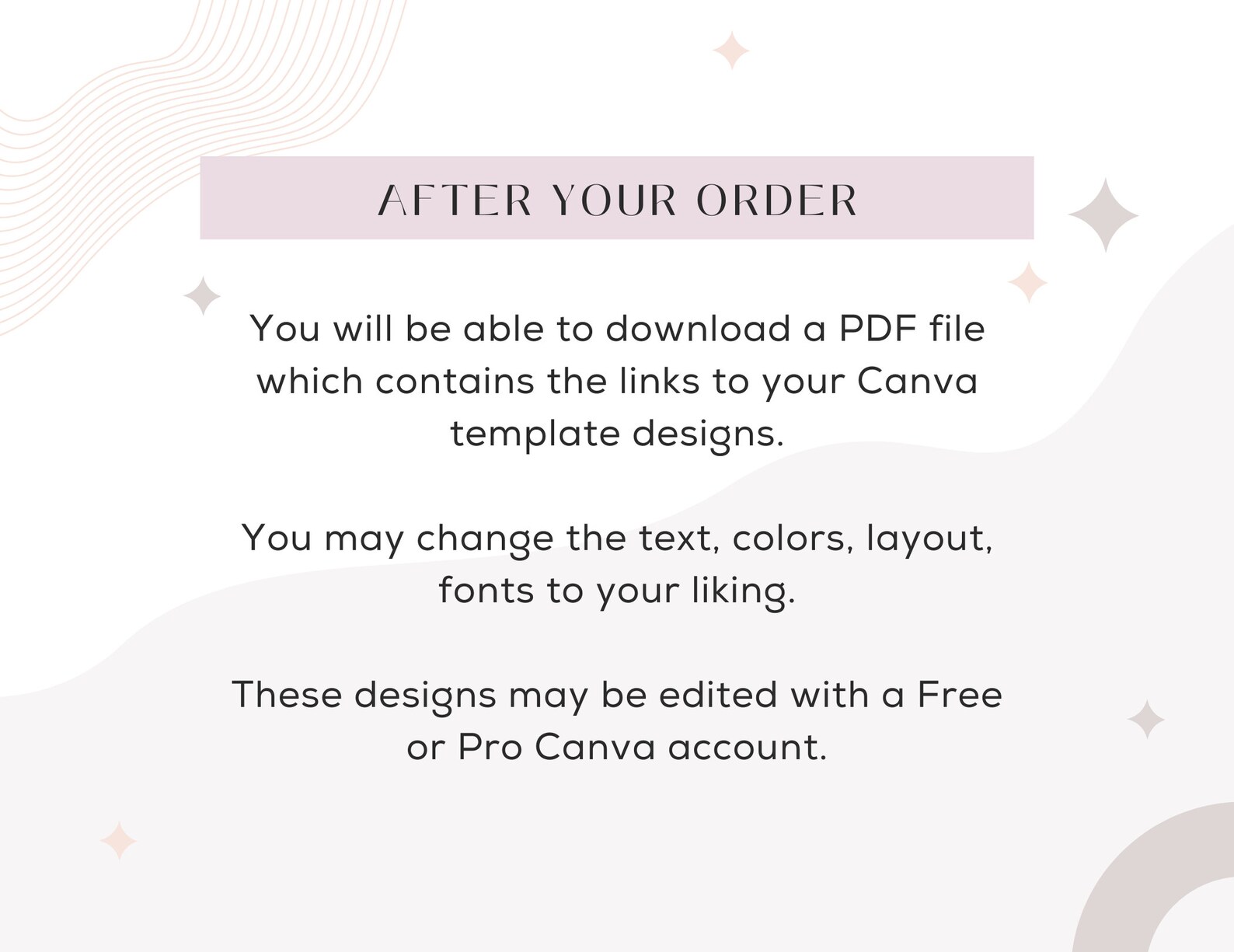 Daisy Social Media Sign Template, Boho Small Business Sign Canva ...