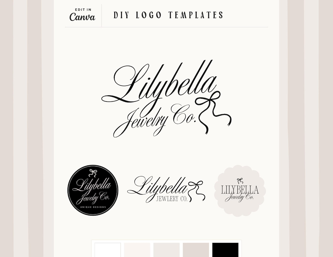 elegant-script-logo-kit-editable-luxury-canva-logo-template-coquette