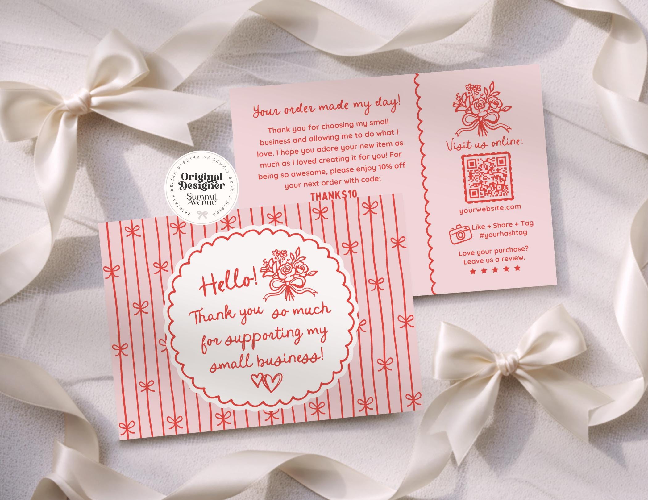 Thank you for your purchase cards - Etsy 日本