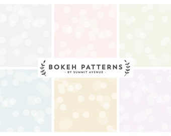 Seamless Bokeh Paterns & Papers - Blog or Web backgrounds