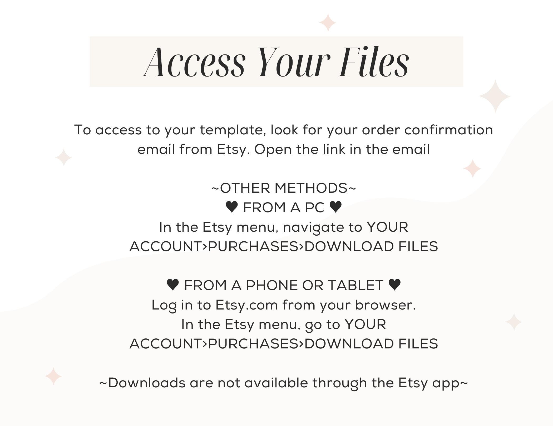 Editable Retro Etsy Shop Template Kit Canva, Modern Black and White ...