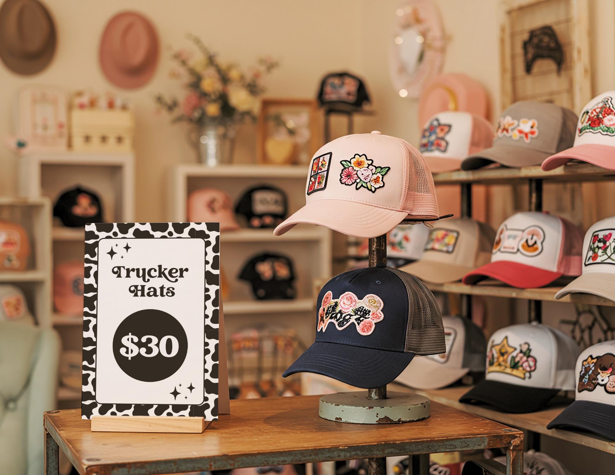 Merch Cost Sign Retro DIY Printable Price Signs Canva Template, Editable Pop-up Shop ...