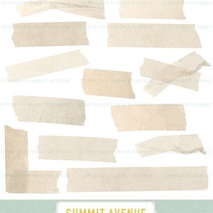 SOFORTIGER DOWNLOAD digitale vintage Masking Tape Streifen - CLiP ArT - für Fotografie oder scrapbook