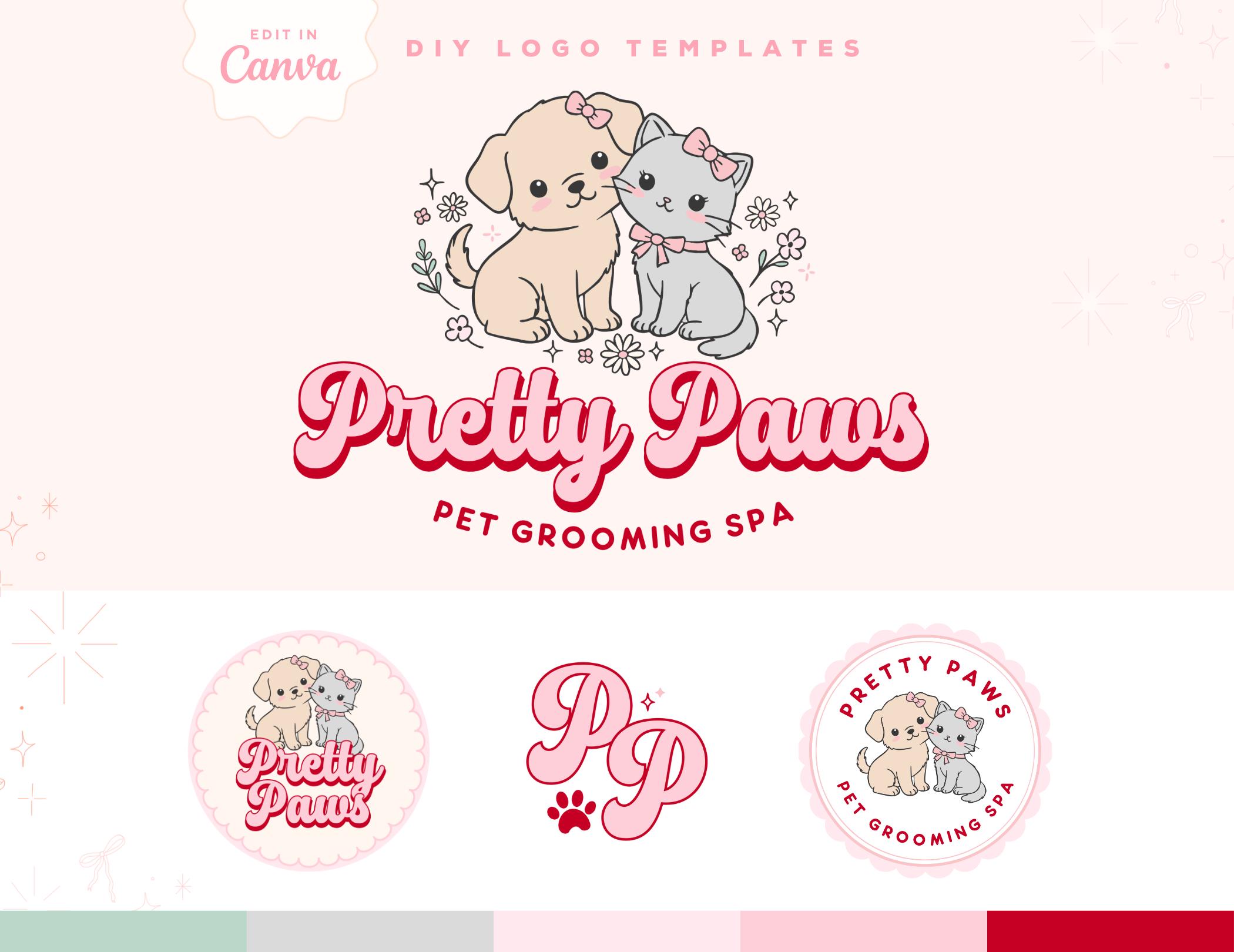 Pretty Paws Pink Paws Mobile Dog Grooming Silicone Spa Gloves