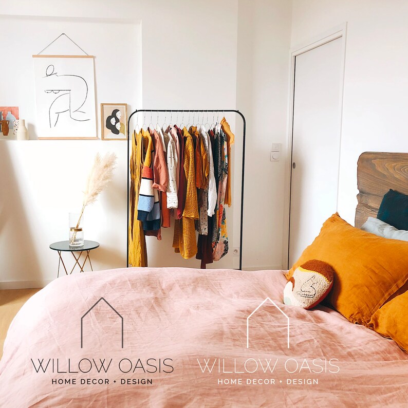 DIY Home Decor Logo Editable Interior Design Logo Real Etsy