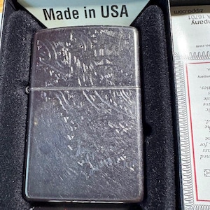 Vintage Genuine Zippo Lighter, Lighter Collectors, Made in USA