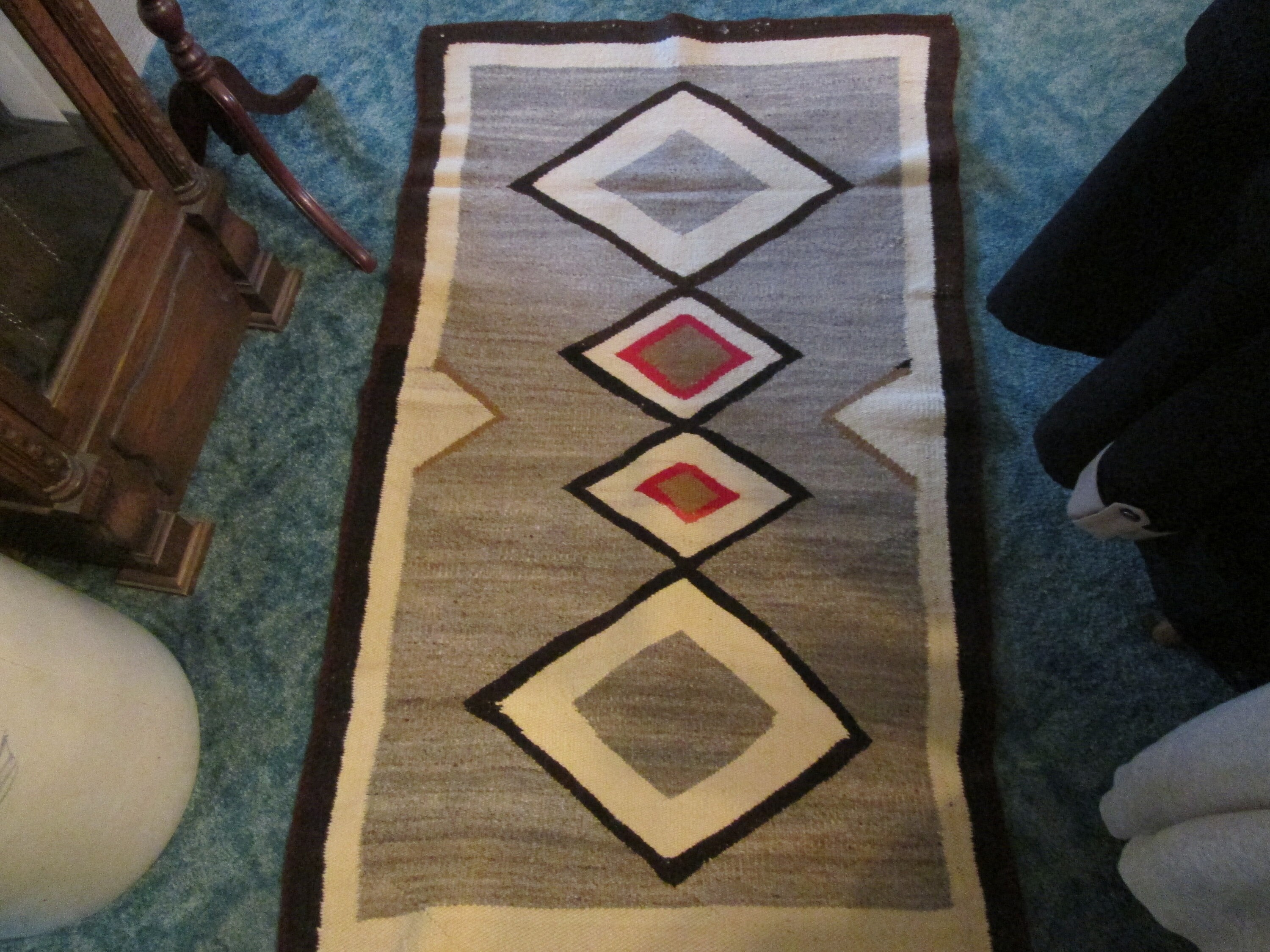Vintage Navajo Rug Runner Native American Rug Handmade Rug Etsy