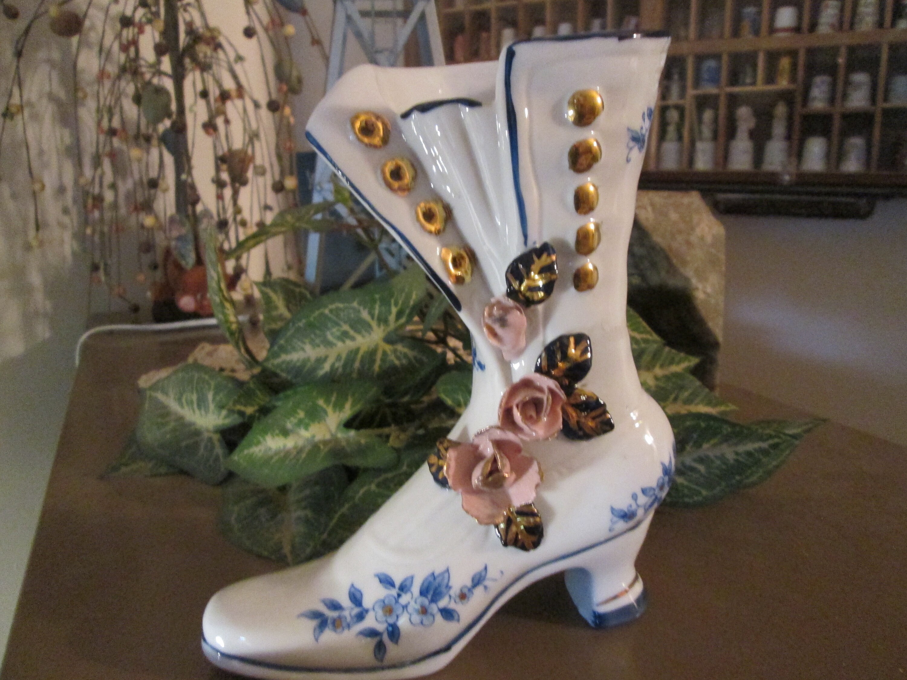 Vintage Shoe Vase, Vase Collectors, Floral Supply, Flower Vase Etsy