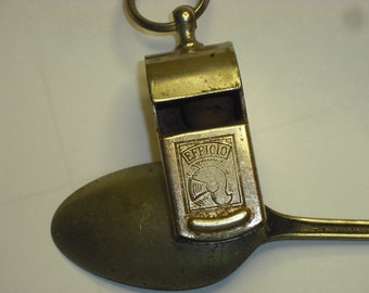 Antique Efficio Police Whistle, Military Memorabilia, Roman Graphic Helmet, Army Sergeant
