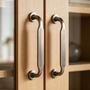 Vintage Messingschrankknauf, antike Bronzeschubladengriffe, rustikale Küchenbeschläge, Bauernhausmöbelknäufe, moderne Möbelknäufe der Mitte des Jahrhunderts