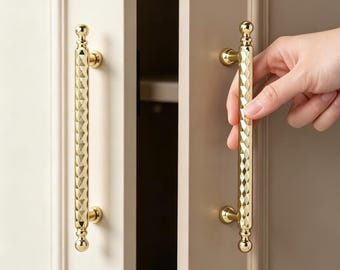 Tiradores multicolores para armarios, tiradores de latón con corte de diamante para cajones, herrajes modernos para cocinas de estilo rústico, pomos para tocadores de baño y puertas de armarios.