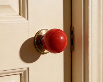 Tiradores redondos de cerámica para armarios, tiradores coloridos para cómodas, tiradores de bola de color puro, tiradores de bola coloridos grabados a medida, tiradores para armarios, tiradores de cerámica modernos