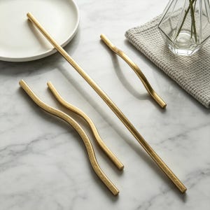 Tirador de armario de latón antiguo: pomo moderno minimalista de aleación de aluminio.