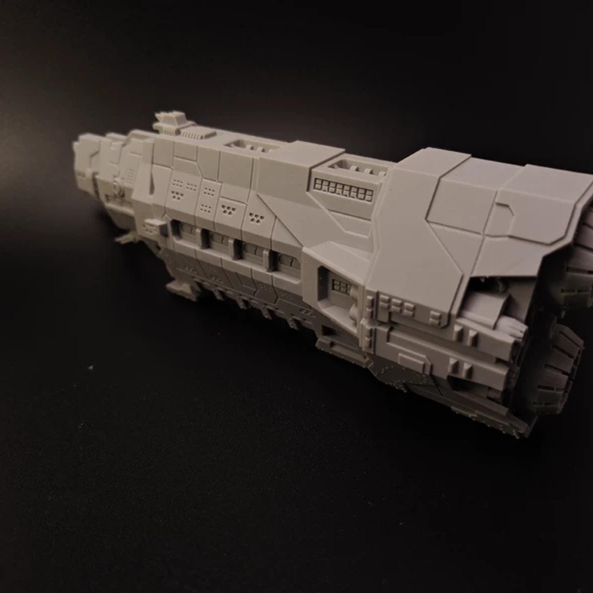 Unsc Ship Models Handmade 3D Printed Halo UNSC Warship Model, UNSC Pillar of Autumn ...