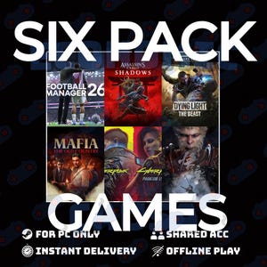 6 GAMES PACK  | Global | - 0ffline | Mode Instant Download as PDF file