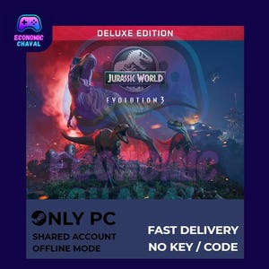 Jurassic World Evolution 3: DELUXE EDITION | Global | - 0ffline | Mode Instant Download as PDF file
