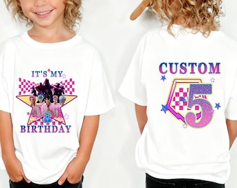 Custom Saja Boys Boy Birthday Shirt,Kpop Demon Hunters Birthday Kid Shirt,Huntrix Toddler shirt