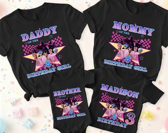 Personalized Matching Family Shirt,Custom Saja Boys Boy Birthday Shirt,Kpop Demon Hunters Birthday Kid Shirt,Huntrix Toddler shirt
