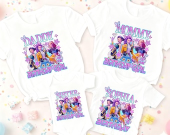 Custom Huntrix Birthday T-Shirt,Personalized Matching Family Shirt,Kpop Demon Hunter Gift Tee,Gift for Huntrix fan,Demon Hunter Merch
