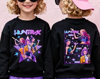 Mira Rumi Zoey T-shirt,Kpop Demon Hunter Toddler Sweater
