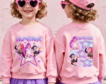 Kpop Huntrix Toddler Sweatshirt -Demon Hunters Youth T-shirt,Manga Christmas Gift