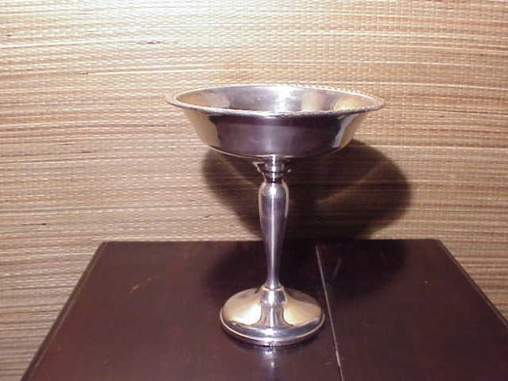 Vintage Ellmore Sterling Silver Compote Bowl Nut Dish Bowl