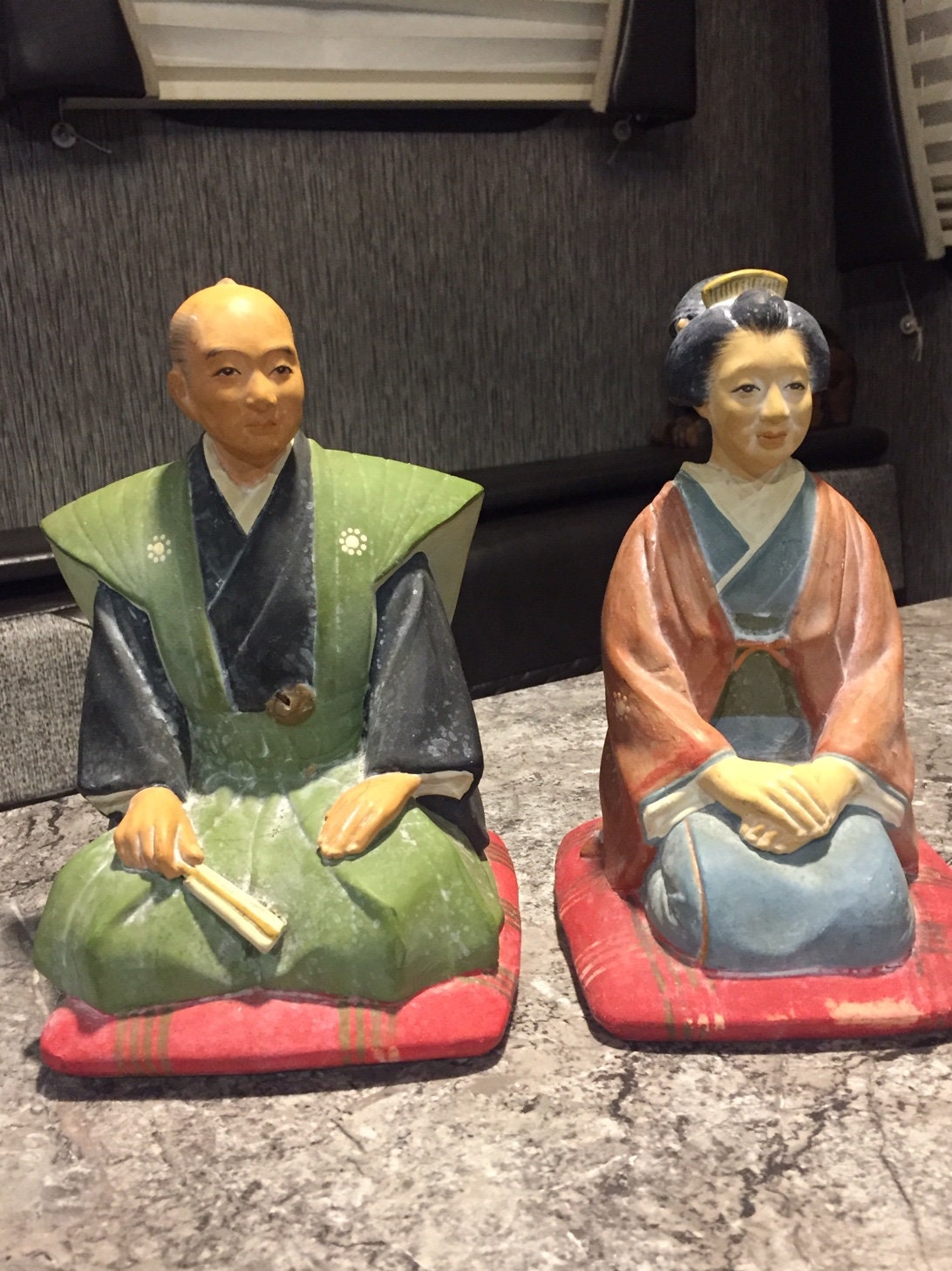 Vintage Rare Japanese Hakata Urasaki Clay Doll Washable Lady Figurine Japan