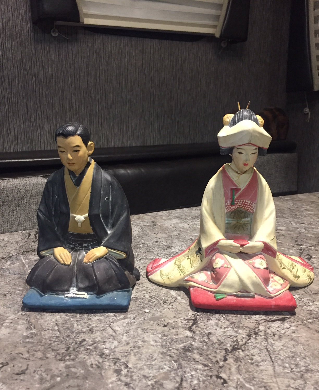 Vintage Rare Japanese Hakata Urasaki Clay Doll Washable Bride Lady