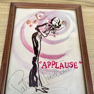 Patrice Munsel autographed Broadway Play Program signed Applause Framed. Schuler