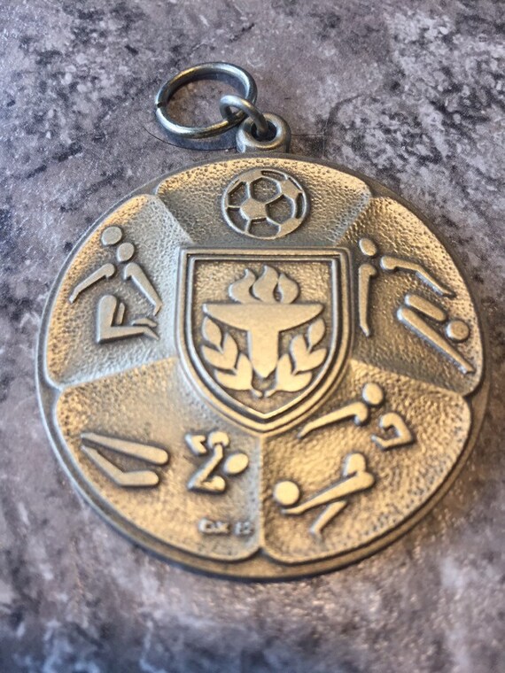 Vintage Soccer Medal 1982