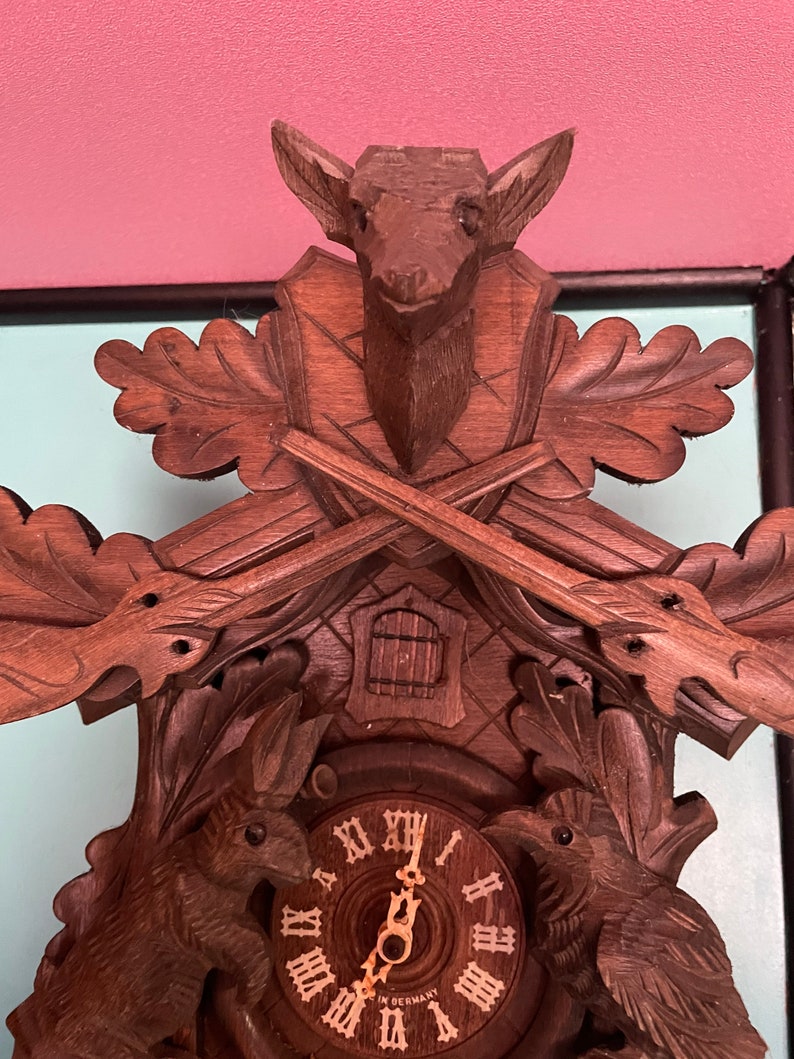 Charming German Regula Cuckoo Clock Vintage / Antique Buck Etsy