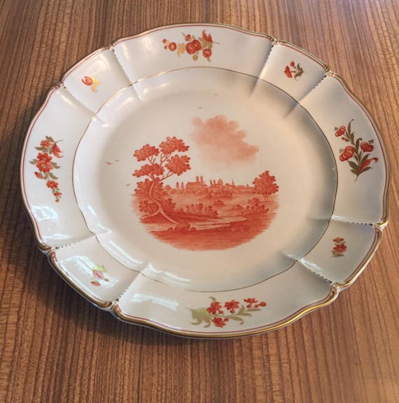Vintage Nymphenburg Plate Munchener Rucksversicherungs Gesellschaft 1880-1980 Wall Plaque