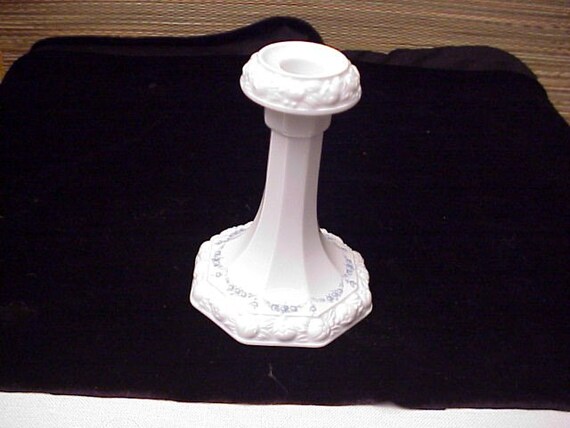 Rosenthal Maria Blue ROSE Classic Garland China CANDLEHOLDER Germany Porcelain