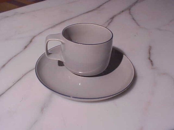 Rosenthal Studio Line Kaari Gray CUP & SAUCER Germany Continental Dinnerware