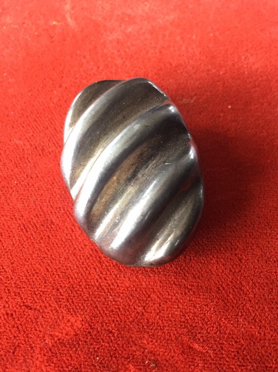 1 Vintage Los Ballesteros Mexican Sterling Silver Clip Earring Replacement Taxco