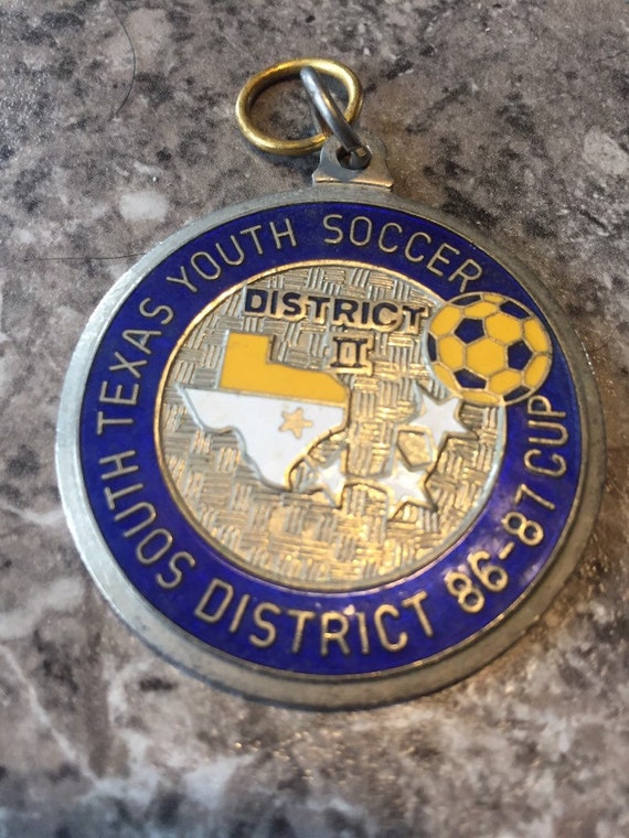 Texas Youth Soccer Medal District II South 1986-87 Cup