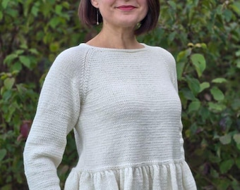 Maglione con rifiniture