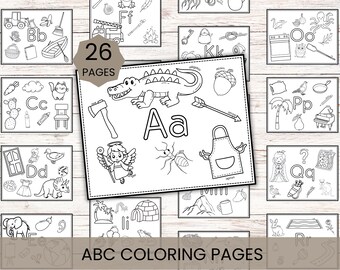 Alphabet Coloring Pages | Preschool Coloring Pages  Preschool Letters | Preschool Worksheets
